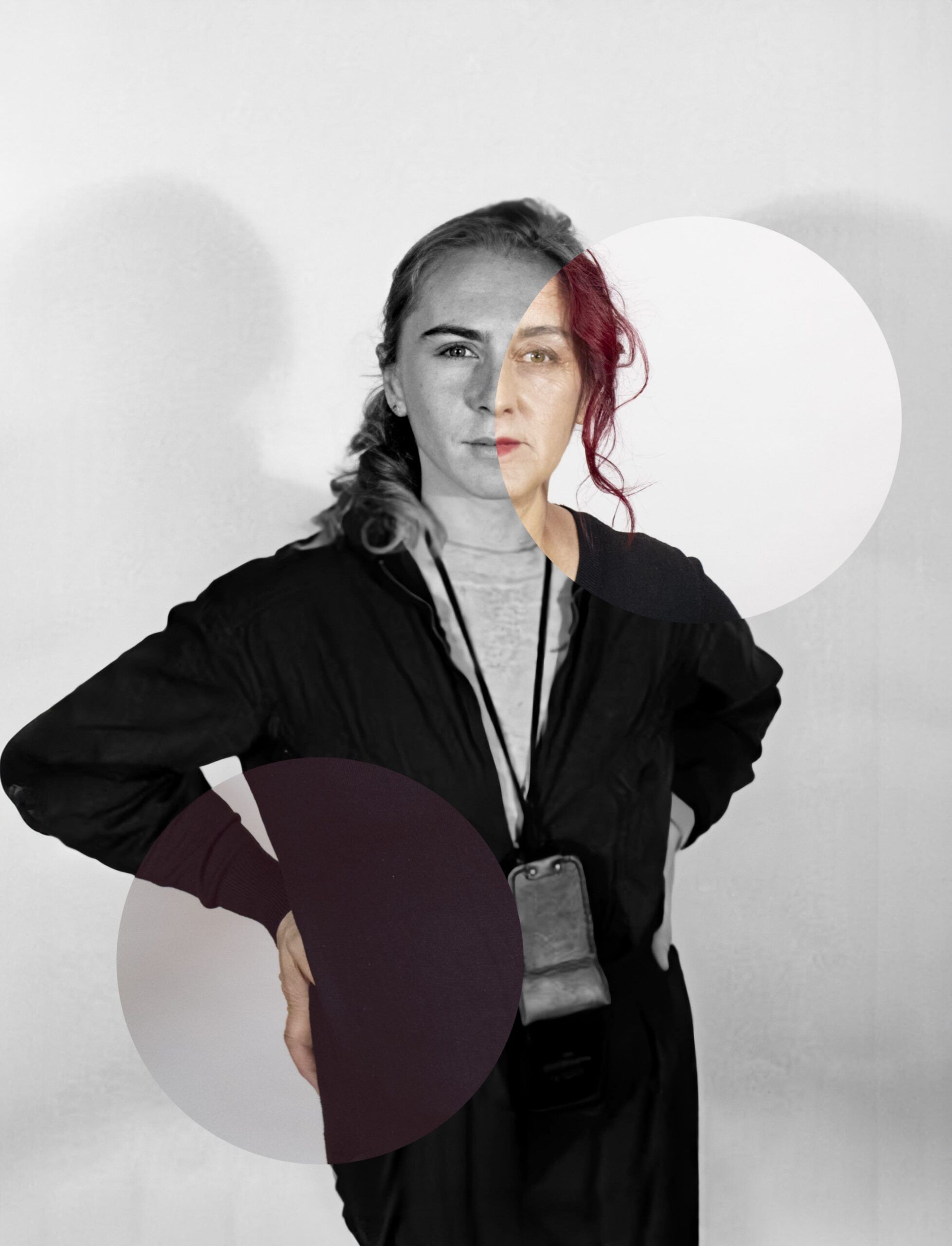 Retrato combinado de Elena Mediavilla e Isabel Azkárate