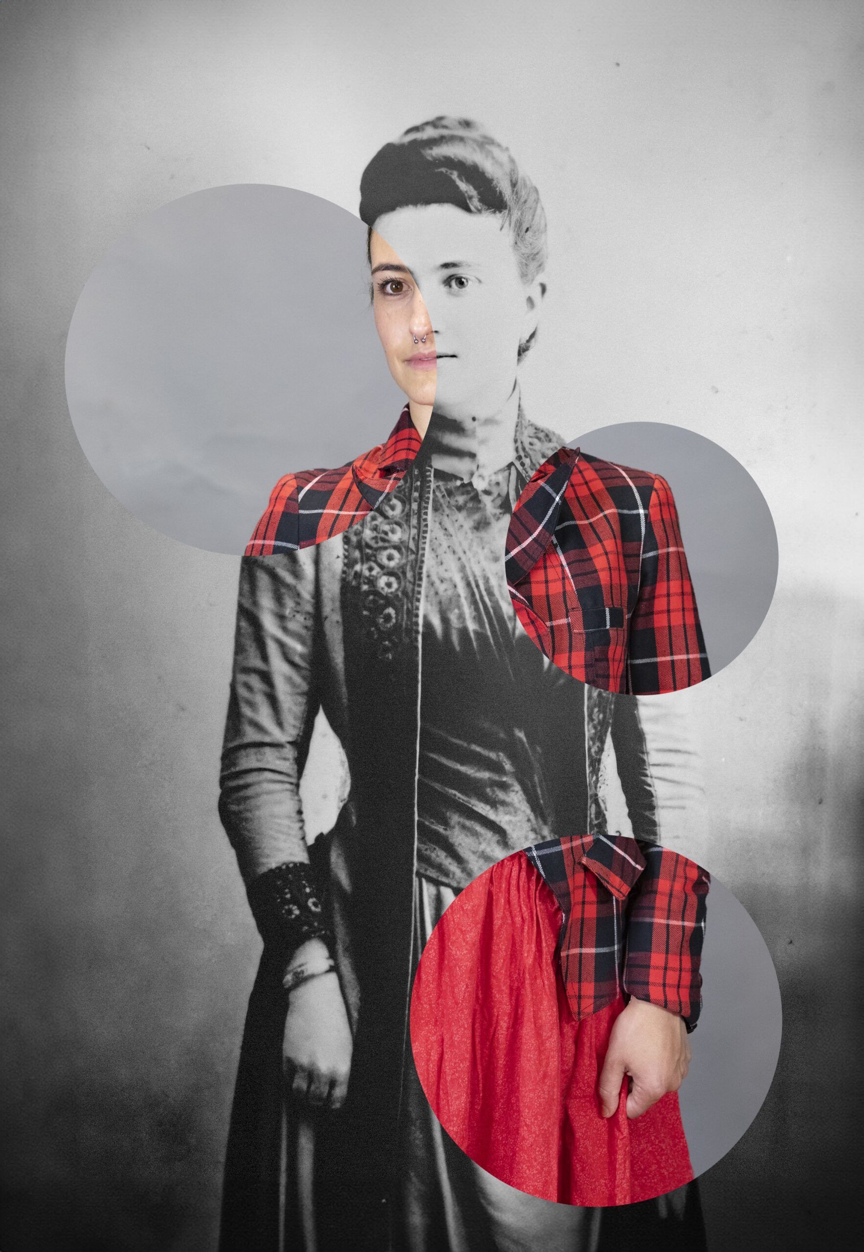 Retrato combinado de Lorea Morlesín y Eulalia Abaitua