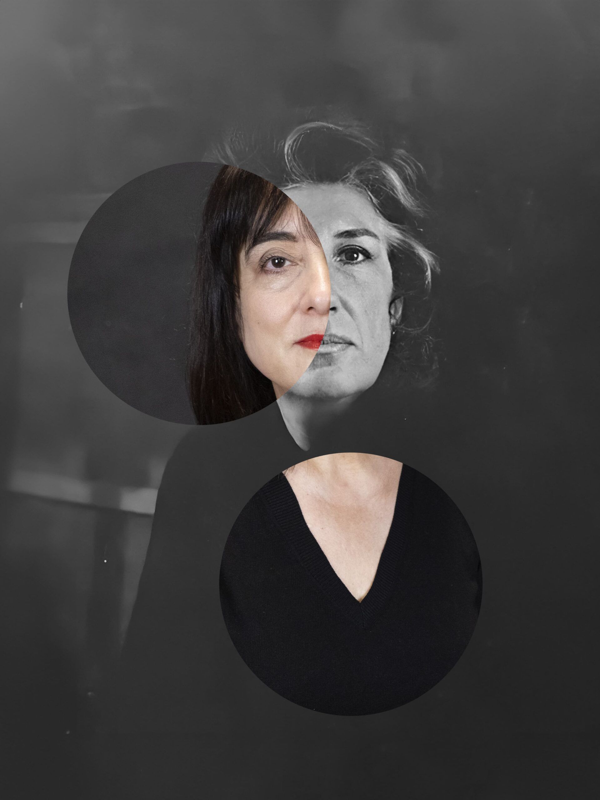 Retrato combinado de María José Zamora y Menchu Gal