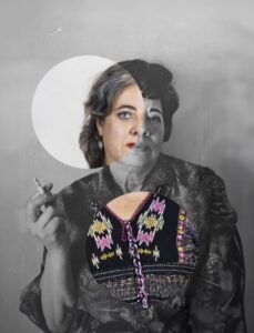 Retrato combinado de Rakel Rivera y María Paz Jiménez Escudero